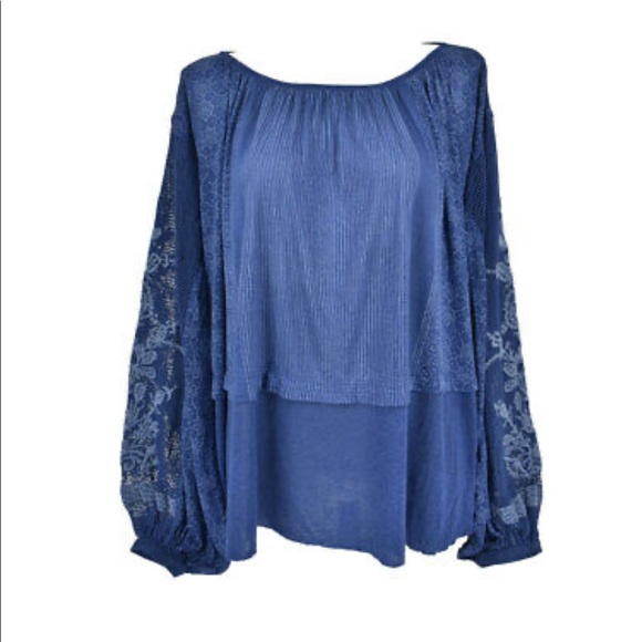 Free People Indigo Dreams Embroidered Tunic - Picture 5 of 7